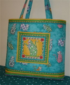 Quilted Tote Bag - Quilted Totes